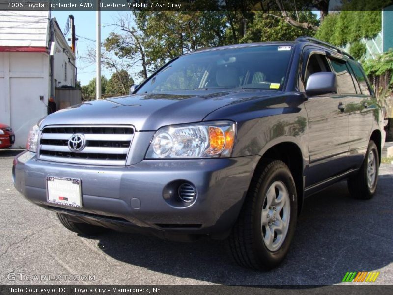 Bluestone Metallic / Ash Gray 2006 Toyota Highlander 4WD