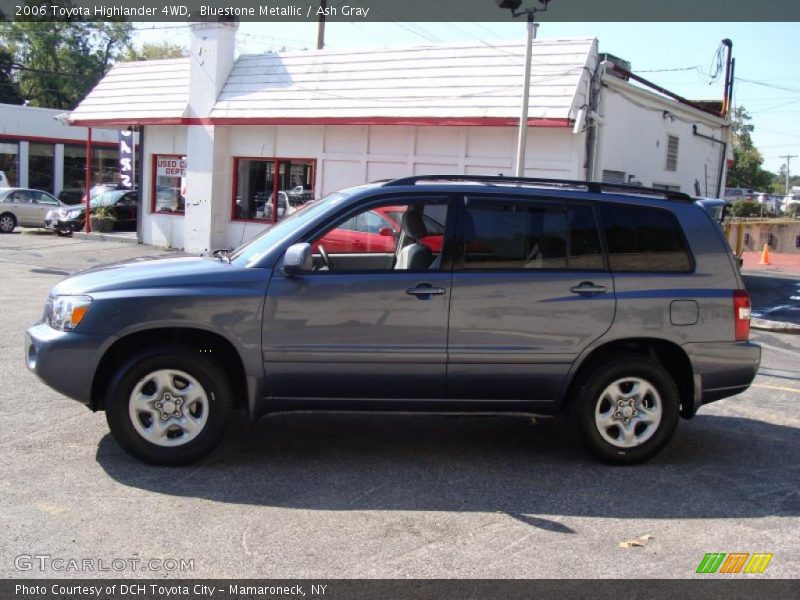 Bluestone Metallic / Ash Gray 2006 Toyota Highlander 4WD