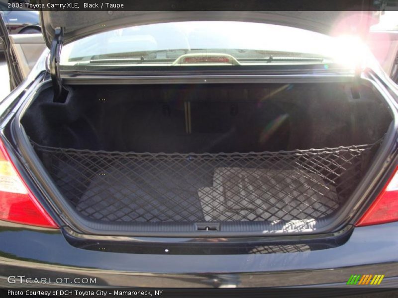 Black / Taupe 2003 Toyota Camry XLE