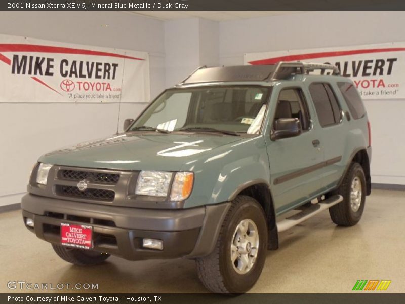 Mineral Blue Metallic / Dusk Gray 2001 Nissan Xterra XE V6