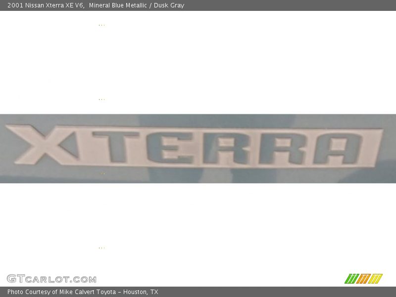 Mineral Blue Metallic / Dusk Gray 2001 Nissan Xterra XE V6