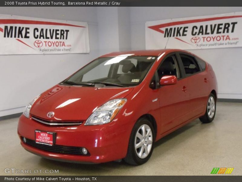 Barcelona Red Metallic / Gray 2008 Toyota Prius Hybrid Touring