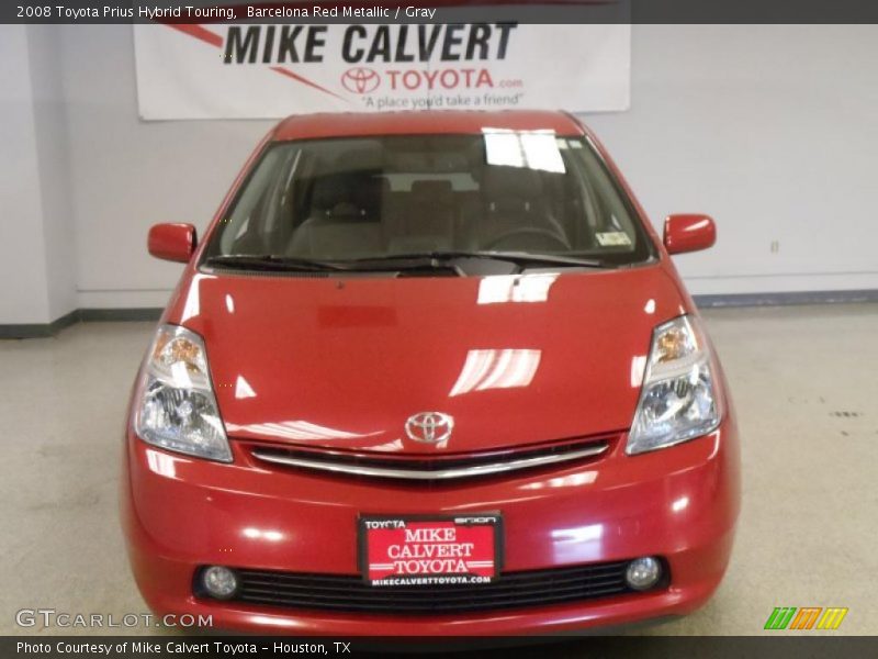Barcelona Red Metallic / Gray 2008 Toyota Prius Hybrid Touring