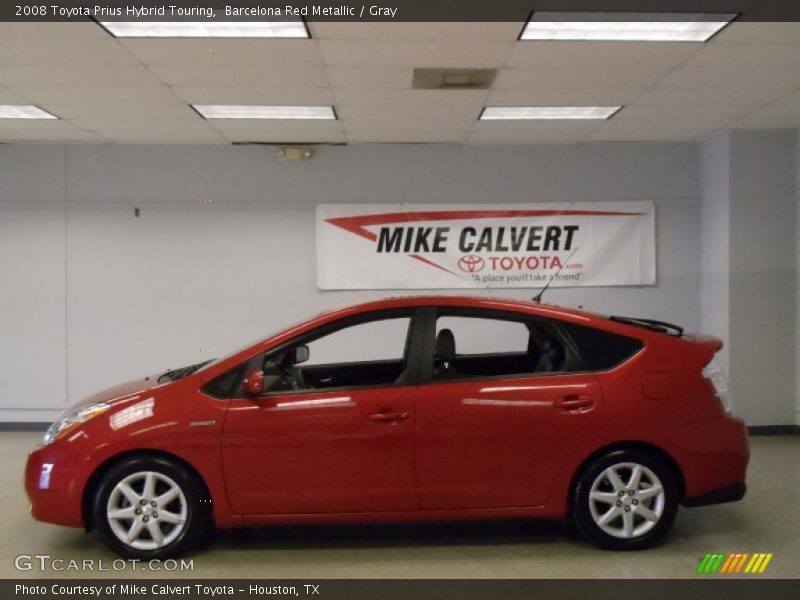 Barcelona Red Metallic / Gray 2008 Toyota Prius Hybrid Touring