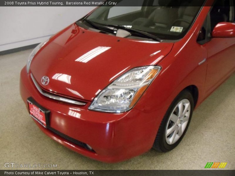 Barcelona Red Metallic / Gray 2008 Toyota Prius Hybrid Touring