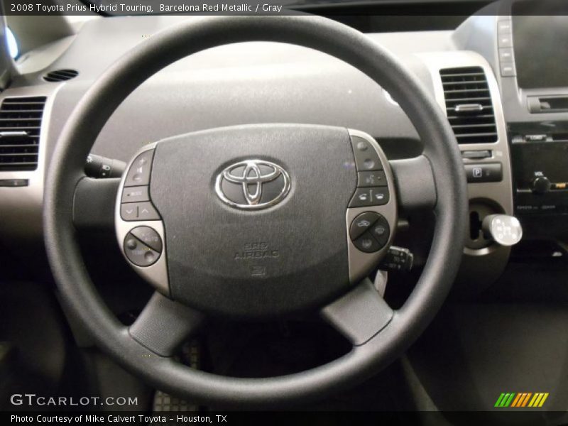 Barcelona Red Metallic / Gray 2008 Toyota Prius Hybrid Touring