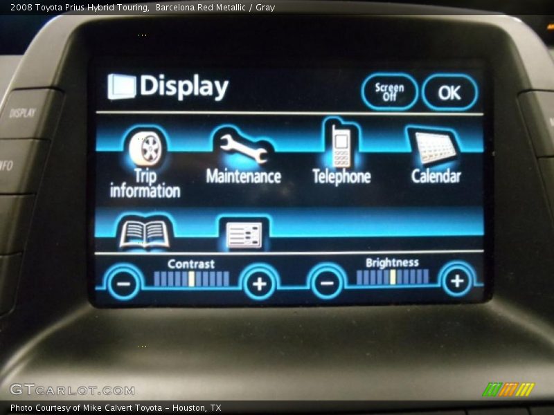 Barcelona Red Metallic / Gray 2008 Toyota Prius Hybrid Touring
