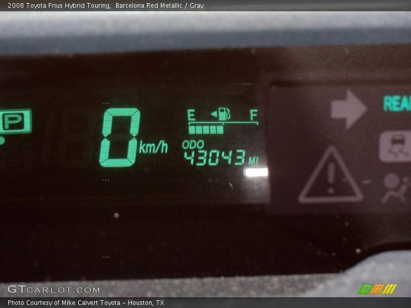 Barcelona Red Metallic / Gray 2008 Toyota Prius Hybrid Touring