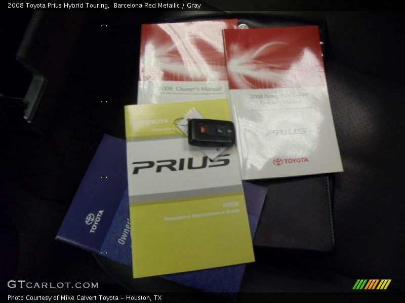 Barcelona Red Metallic / Gray 2008 Toyota Prius Hybrid Touring