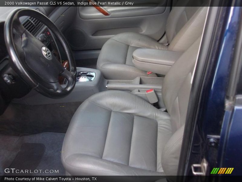 Indigo Blue Pearl Metallic / Grey 2000 Volkswagen Passat GLS V6 Sedan