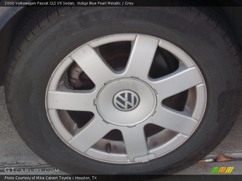 Indigo Blue Pearl Metallic / Grey 2000 Volkswagen Passat GLS V6 Sedan
