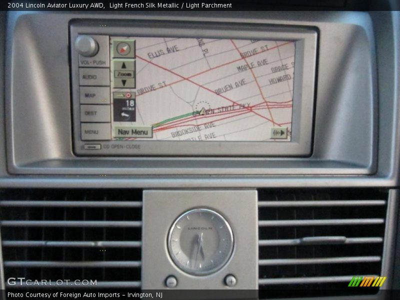 Navigation of 2004 Aviator Luxury AWD