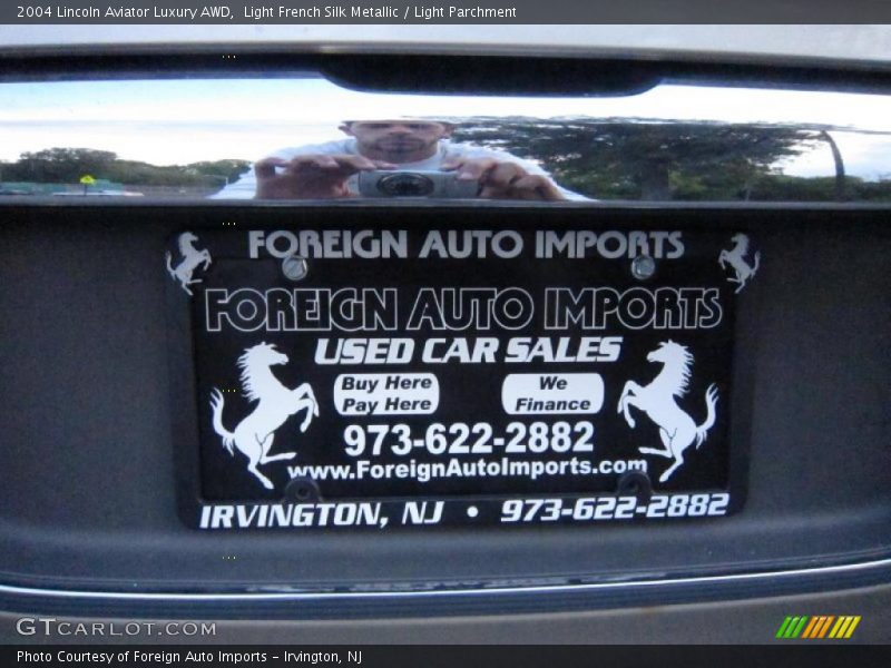 Light French Silk Metallic / Light Parchment 2004 Lincoln Aviator Luxury AWD