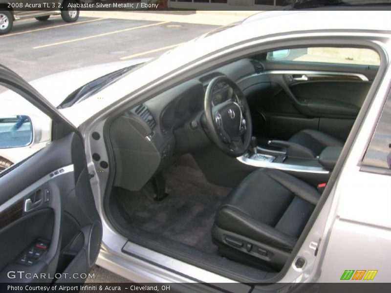 Alabaster Silver Metallic / Ebony 2008 Acura TL 3.2