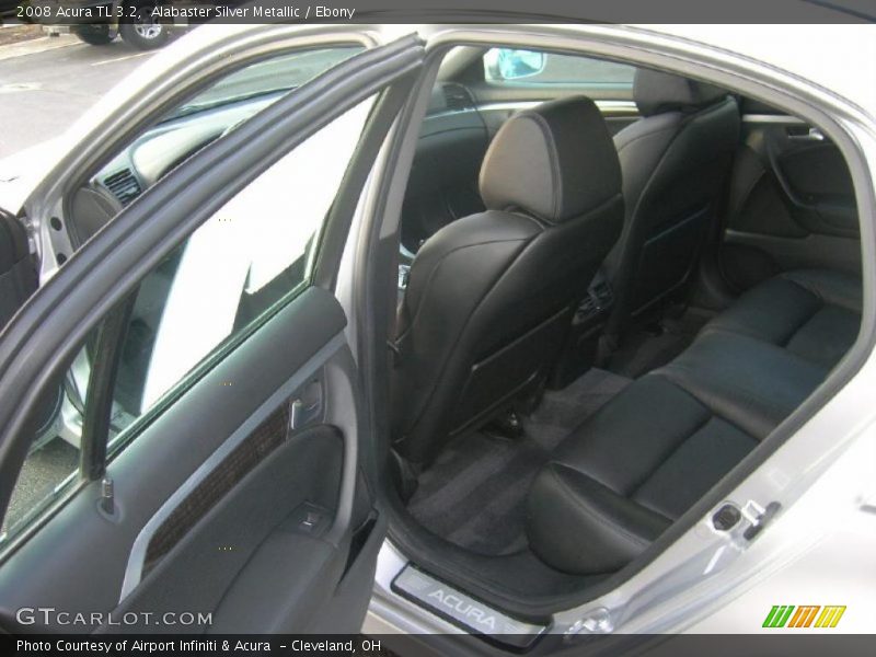 Alabaster Silver Metallic / Ebony 2008 Acura TL 3.2