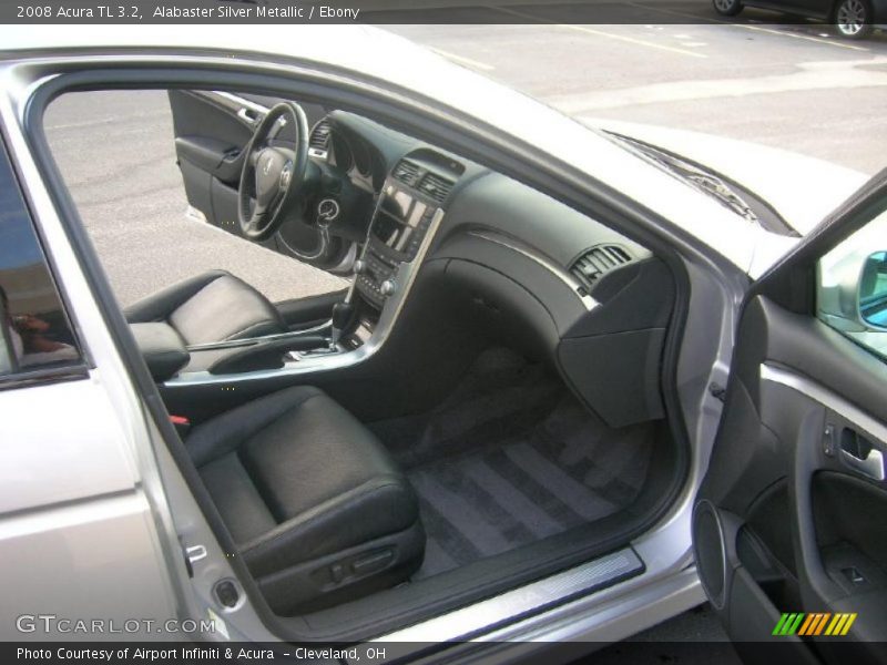 Alabaster Silver Metallic / Ebony 2008 Acura TL 3.2