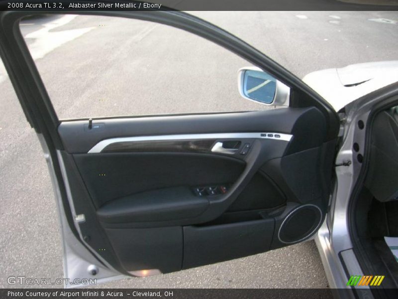 Alabaster Silver Metallic / Ebony 2008 Acura TL 3.2