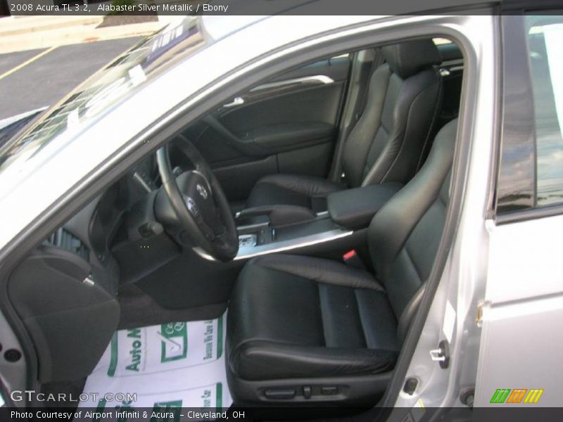 Alabaster Silver Metallic / Ebony 2008 Acura TL 3.2