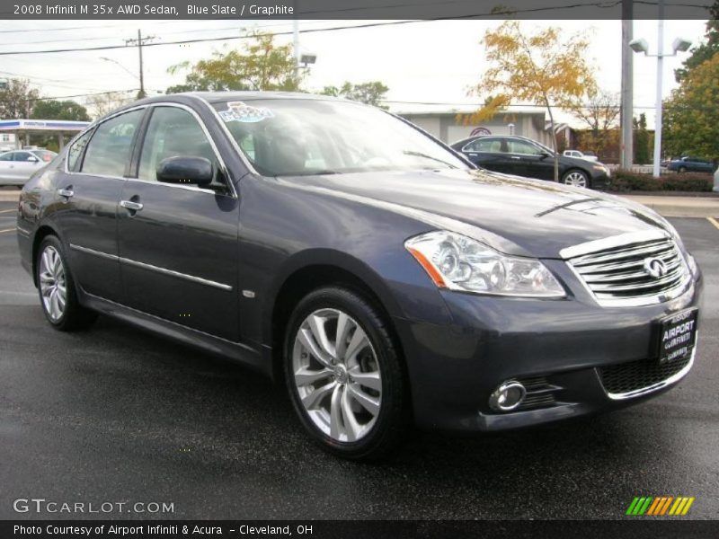 Blue Slate / Graphite 2008 Infiniti M 35x AWD Sedan