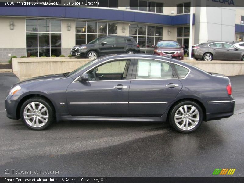 Blue Slate / Graphite 2008 Infiniti M 35x AWD Sedan