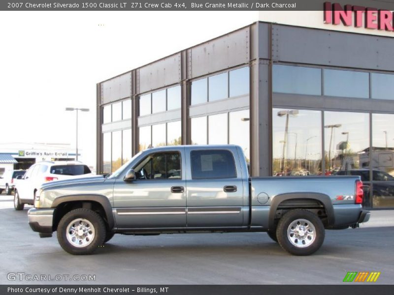 Blue Granite Metallic / Dark Charcoal 2007 Chevrolet Silverado 1500 Classic LT  Z71 Crew Cab 4x4