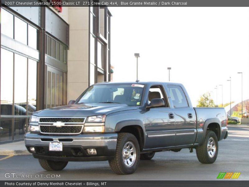 Blue Granite Metallic / Dark Charcoal 2007 Chevrolet Silverado 1500 Classic LT  Z71 Crew Cab 4x4