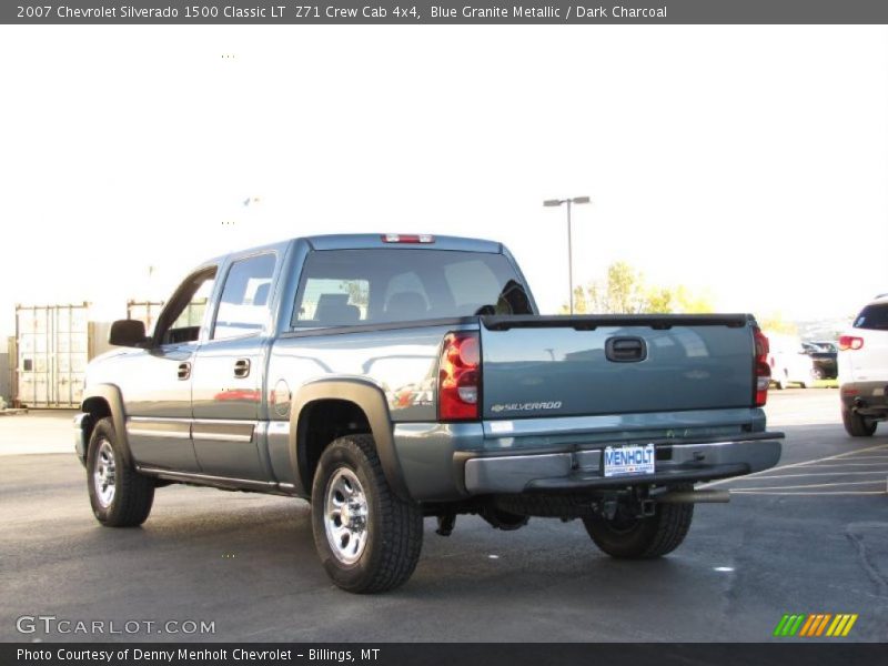 Blue Granite Metallic / Dark Charcoal 2007 Chevrolet Silverado 1500 Classic LT  Z71 Crew Cab 4x4