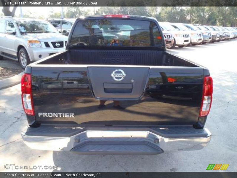 Super Black / Steel 2011 Nissan Frontier S Crew Cab