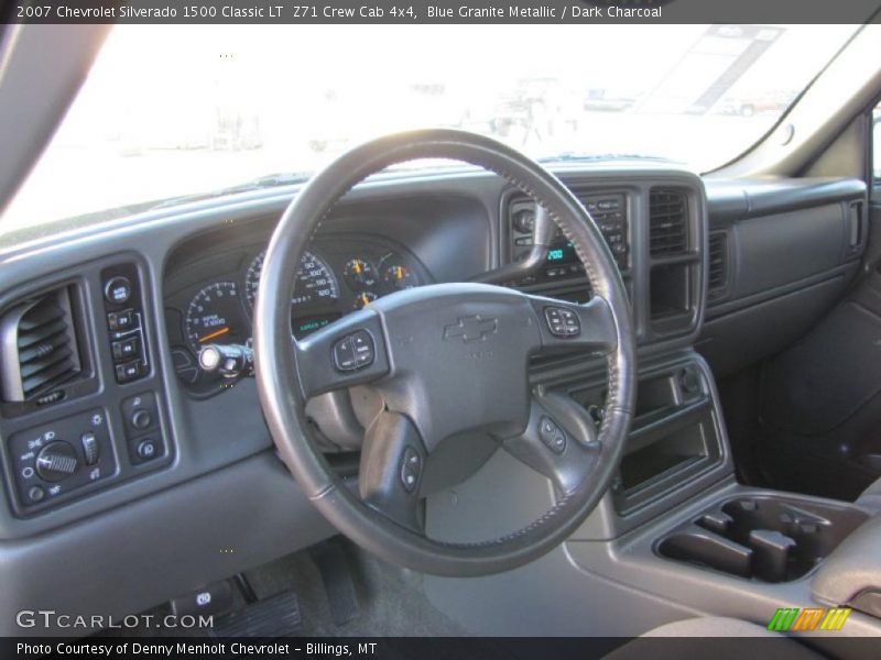 Blue Granite Metallic / Dark Charcoal 2007 Chevrolet Silverado 1500 Classic LT  Z71 Crew Cab 4x4