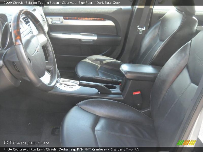 Clearwater Blue Pearl / Dark Slate Gray 2009 Chrysler Sebring Touring Sedan