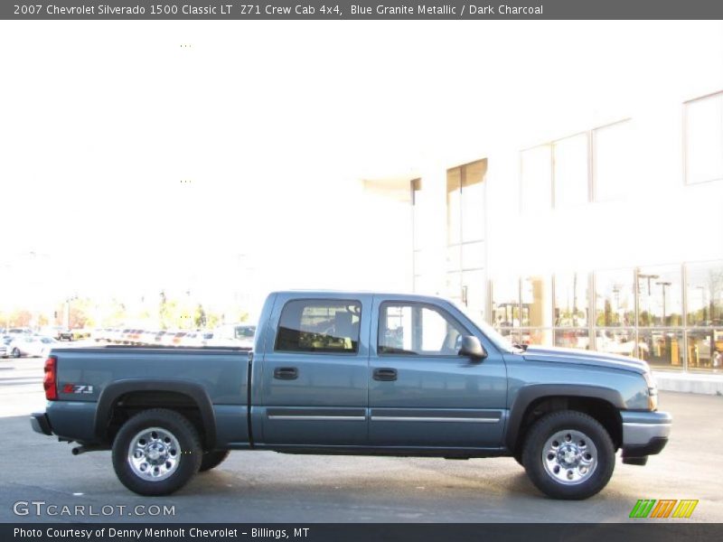 Blue Granite Metallic / Dark Charcoal 2007 Chevrolet Silverado 1500 Classic LT  Z71 Crew Cab 4x4