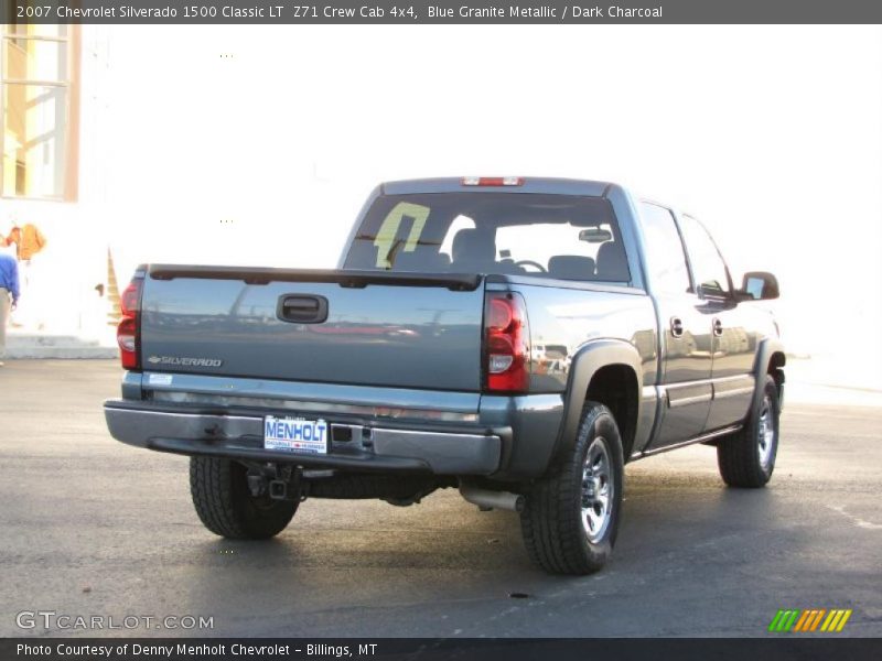 Blue Granite Metallic / Dark Charcoal 2007 Chevrolet Silverado 1500 Classic LT  Z71 Crew Cab 4x4