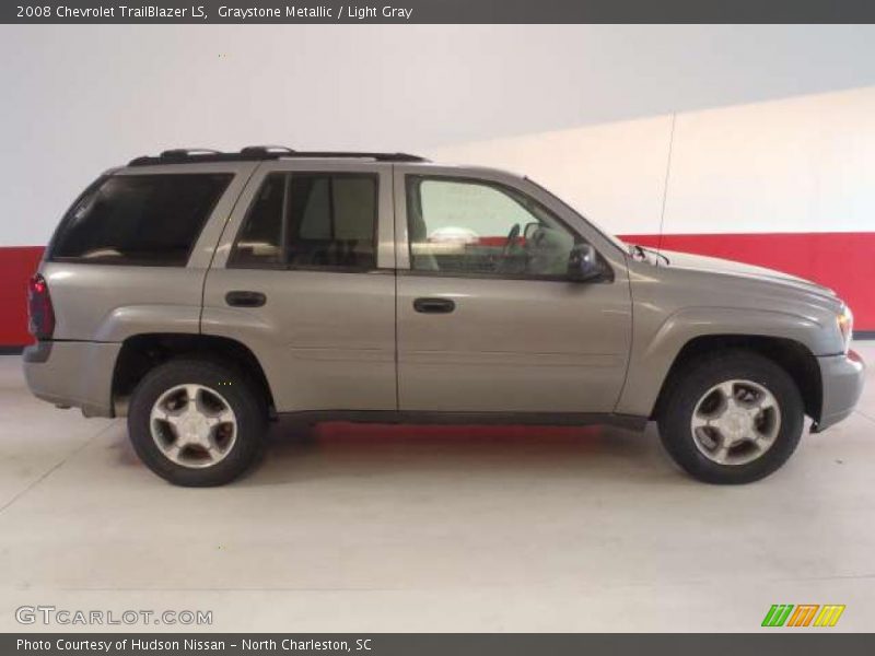 Graystone Metallic / Light Gray 2008 Chevrolet TrailBlazer LS