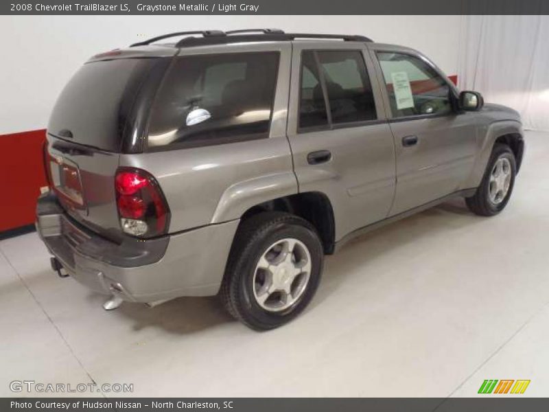 Graystone Metallic / Light Gray 2008 Chevrolet TrailBlazer LS