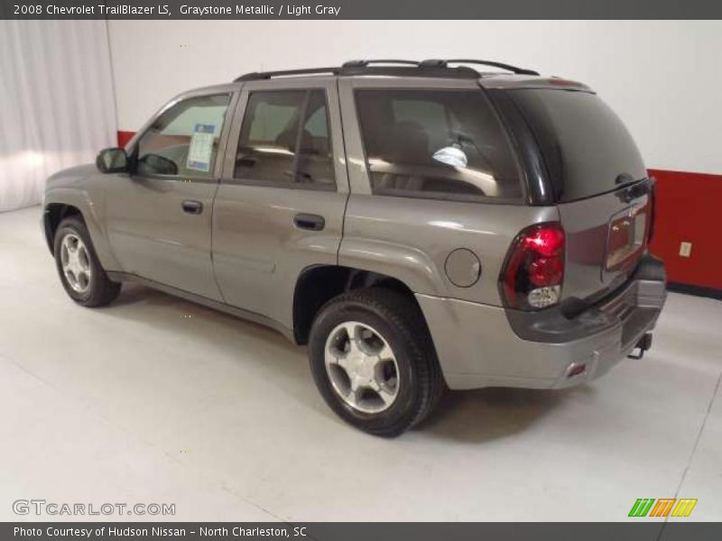 Graystone Metallic / Light Gray 2008 Chevrolet TrailBlazer LS