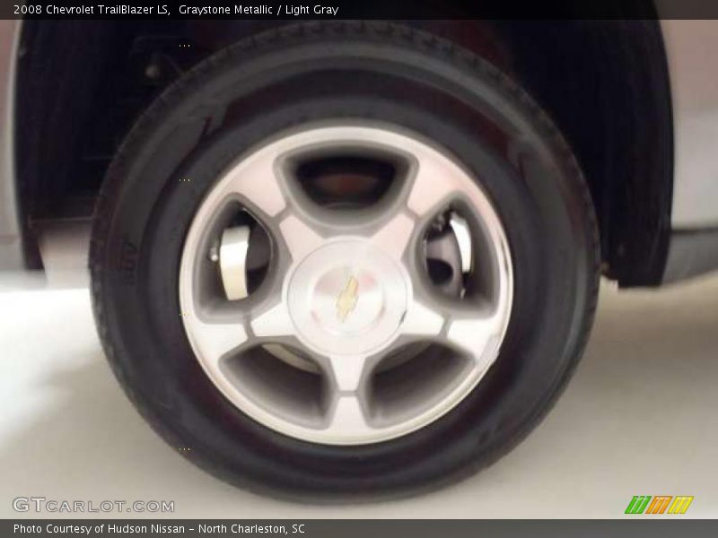 Graystone Metallic / Light Gray 2008 Chevrolet TrailBlazer LS