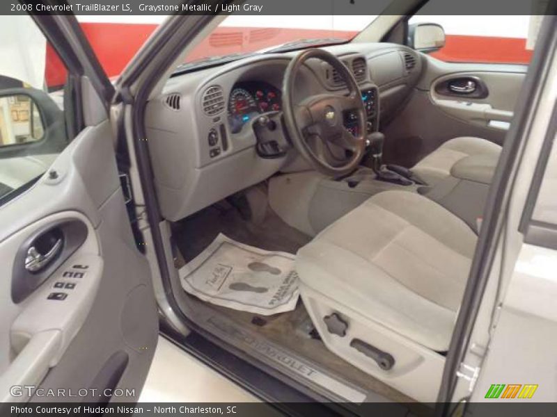 Graystone Metallic / Light Gray 2008 Chevrolet TrailBlazer LS