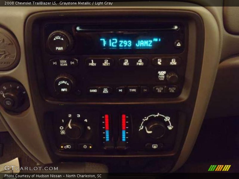Graystone Metallic / Light Gray 2008 Chevrolet TrailBlazer LS
