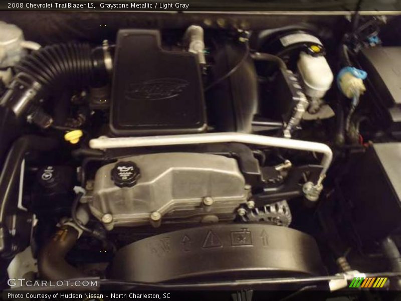 Graystone Metallic / Light Gray 2008 Chevrolet TrailBlazer LS