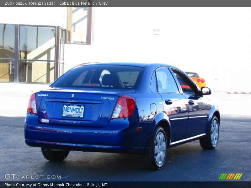 Cobalt Blue Metallic / Grey 2007 Suzuki Forenza Sedan