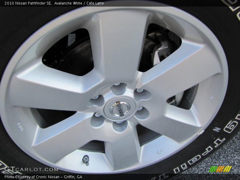 Avalanche White / Cafe Latte 2010 Nissan Pathfinder SE
