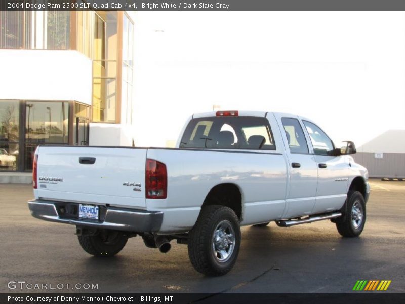 Bright White / Dark Slate Gray 2004 Dodge Ram 2500 SLT Quad Cab 4x4