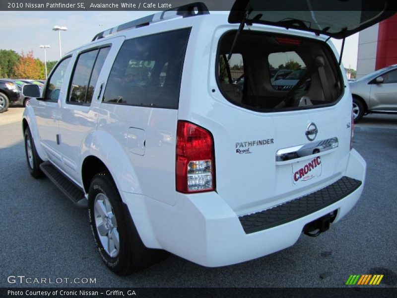 Avalanche White / Cafe Latte 2010 Nissan Pathfinder SE