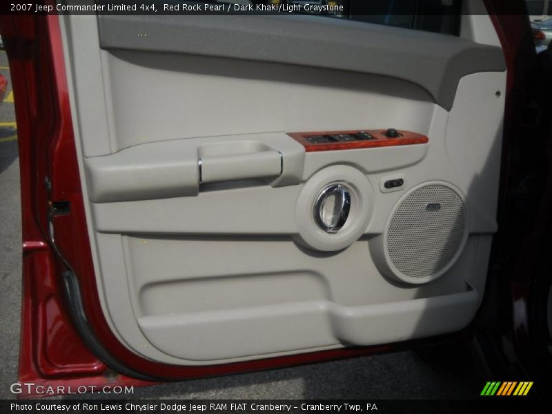 Red Rock Pearl / Dark Khaki/Light Graystone 2007 Jeep Commander Limited 4x4