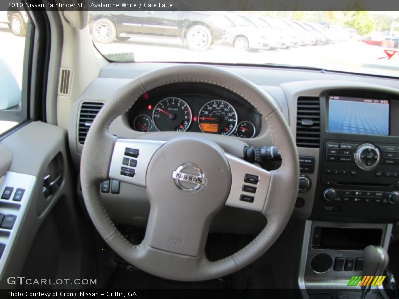 Avalanche White / Cafe Latte 2010 Nissan Pathfinder SE