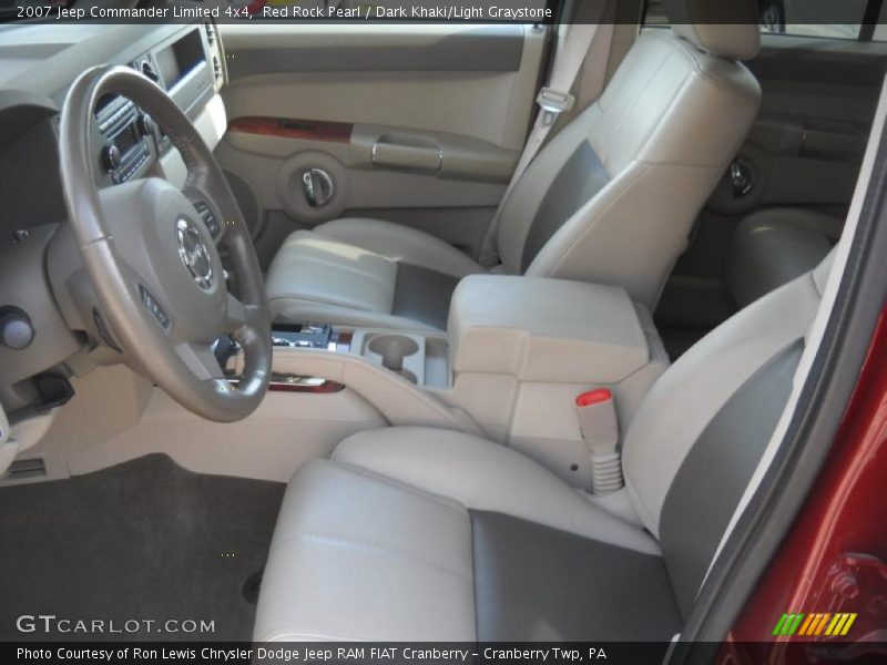  2007 Commander Limited 4x4 Dark Khaki/Light Graystone Interior