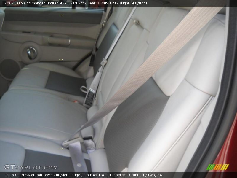 Red Rock Pearl / Dark Khaki/Light Graystone 2007 Jeep Commander Limited 4x4