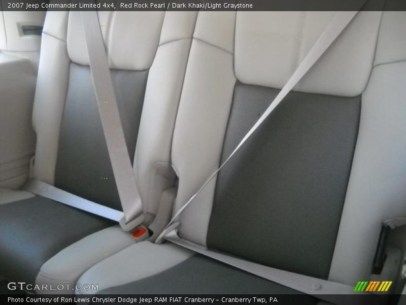 Red Rock Pearl / Dark Khaki/Light Graystone 2007 Jeep Commander Limited 4x4