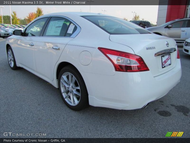 Winter Frost White / Charcoal 2011 Nissan Maxima 3.5 SV