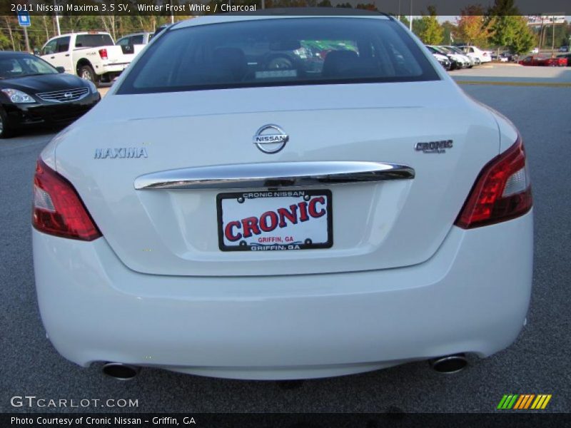 Winter Frost White / Charcoal 2011 Nissan Maxima 3.5 SV